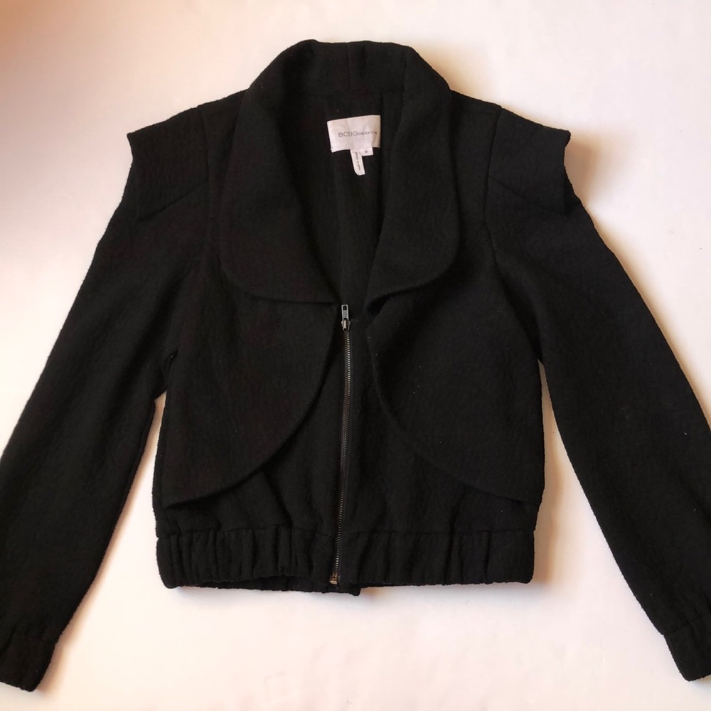 Bcbgeneration Black Bomber Jacket - image 1